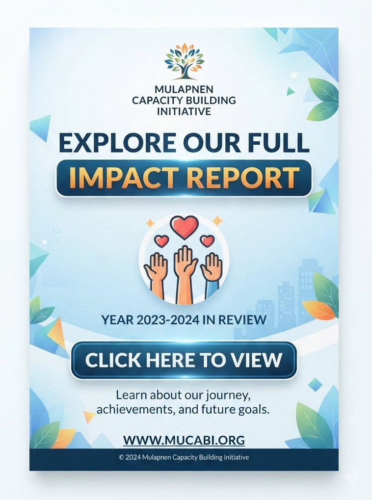 MuCaBI Annual Impact Report 2026
                                Cover